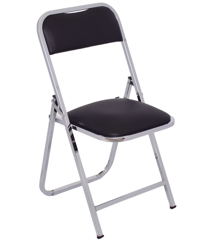 Silla Plegable Cromada Vinil